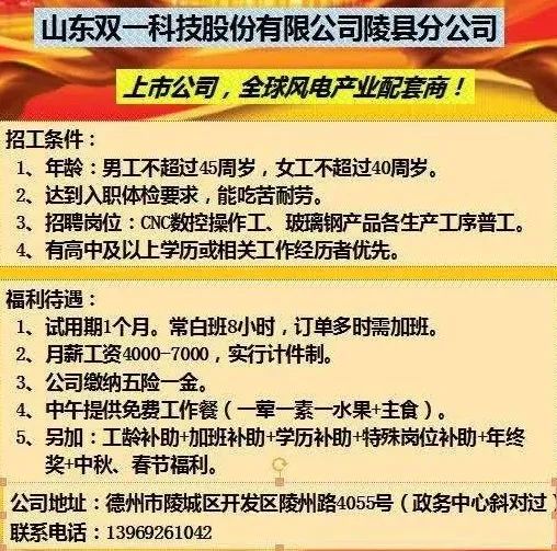 文登招聘信息港最新招聘