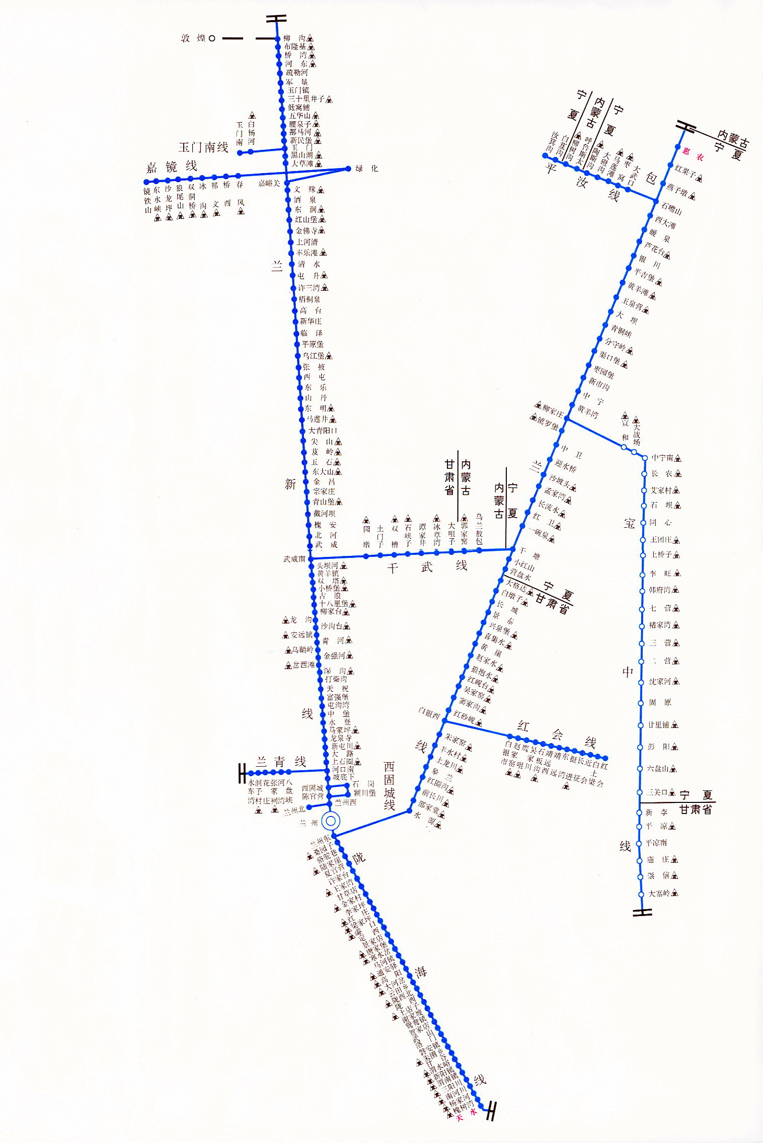 全国铁路最新版图谱